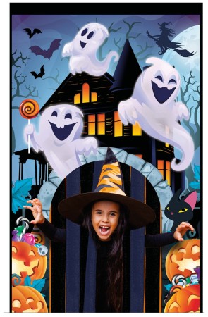 Cortina infantil Halloween 145 x 245 cms Fantasmas