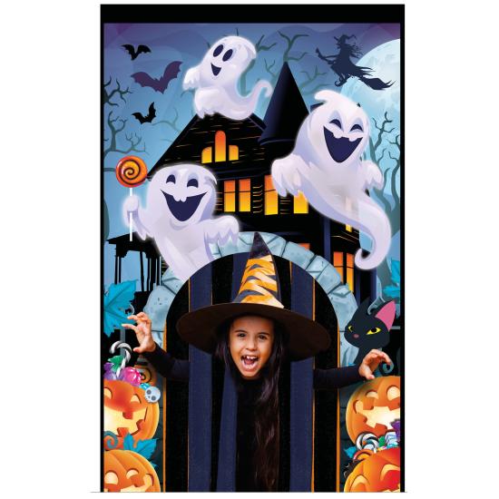 Cortina infantil Halloween 145 x 245 cms Fantasmas