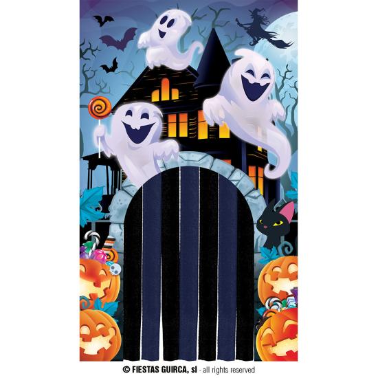 Cortina infantil Halloween 145 x 245 cms Fantasmas