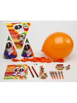 COTILLON PARA 10 PER. HALLOWEEN CALAVERAS 27X22CM