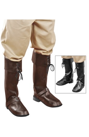 Cubre Botas con hebillas similpiel