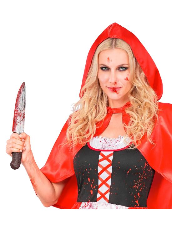 Cuchillo Ensangrentado 30 cm para Halloween
