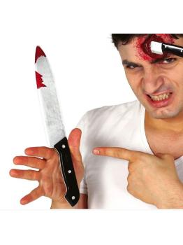 Cuchillo Ensangrentado Halloween 30 cm