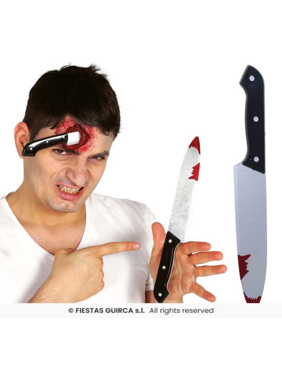 Cuchillo Ensangrentado Halloween 30 cm