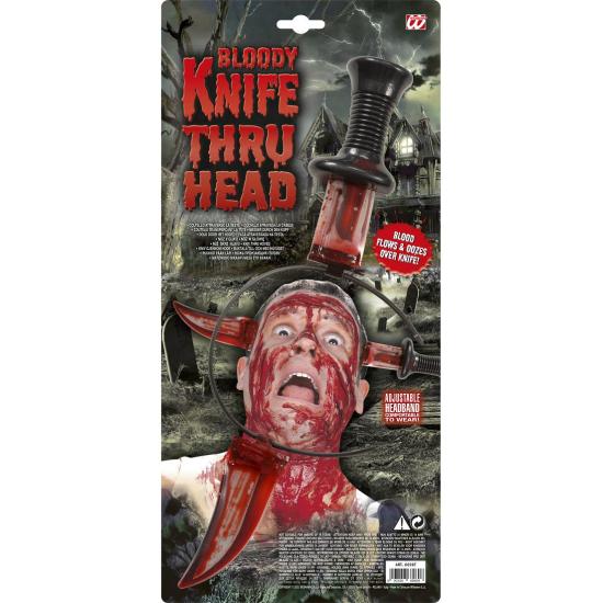 Cuchillo Ensangrentado que Atraviesa la Cabeza Cuchillo Ensangrentado que Atraviesa la Cabeza