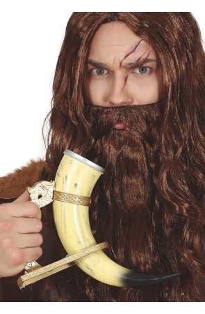Cuerno Vikingo con soporte 25 cms