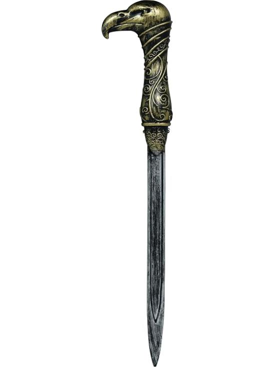 Daga de Águila Plateada 43 cm para Disfraz Adulto – Accesorio Halloween