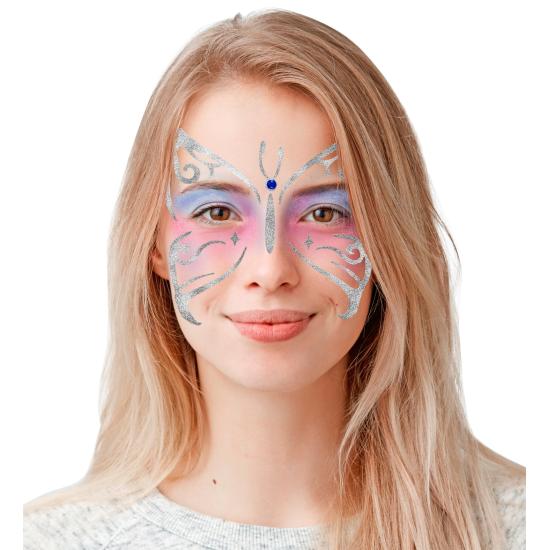 Decoración Adhesiva Cara  mariposas