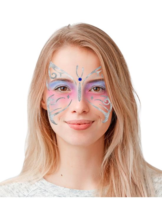Decoración Adhesiva Cara  mariposas