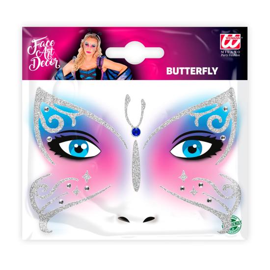 Decoración Adhesiva Cara  mariposas