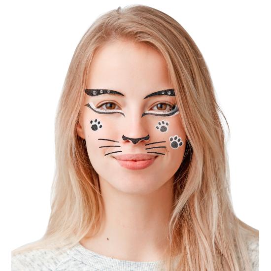 Decoración Adhesiva Cara gato