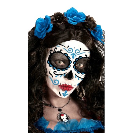 El diseño conjunto Pera Maquillaje dia de los Muertos para disfraces de Catrina