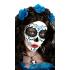 Decoración Adhesiva Dia de los Muertos Catrina con Glitter Azul