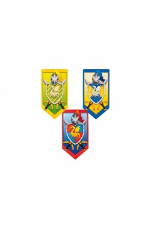 Decoración Medieval Escudos Caballeros.