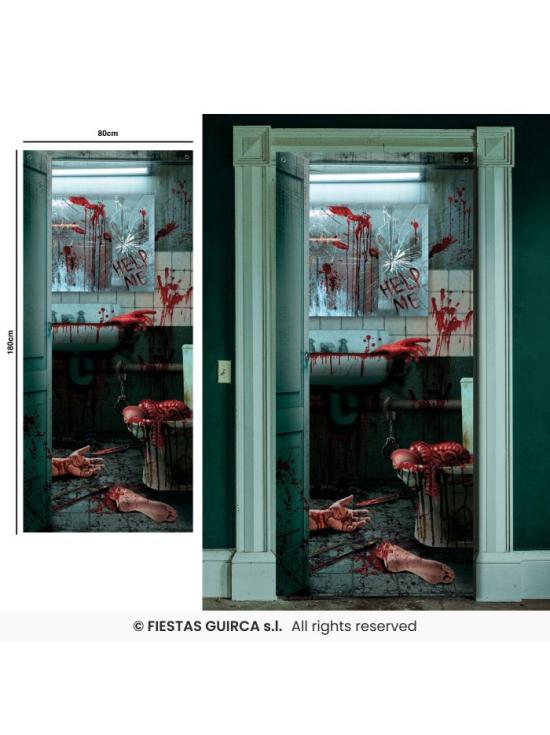 Decoración Puerta Terror 80x180 cm