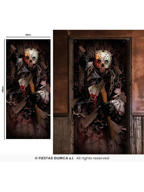 Decoración Puerta Terror 80x180 cm