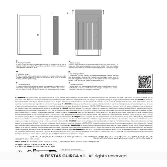 Decoración Puerta Terror 80x180 cm