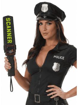 Detector de Metales con Luz y Sonido 35 cm para Disfraces de Policía