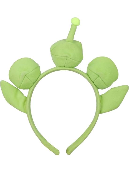 Diadema Alien Verde de Tres Ojos para Disfraz