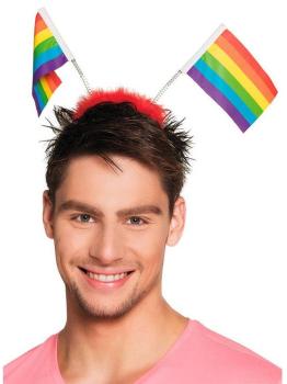 Diadema Banderines Arcoiris