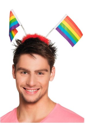 Diadema Banderines Arcoiris