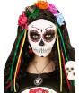 Diadema de 5 Rosas con Calavera