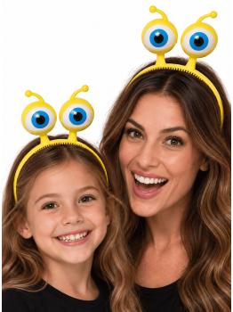 Diadema de Ojos Luminosos Alienígena | DisfracesTuyYo