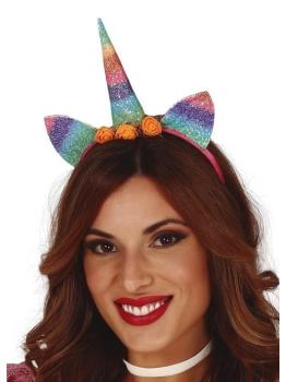 Diadema de Unicornio Colorido