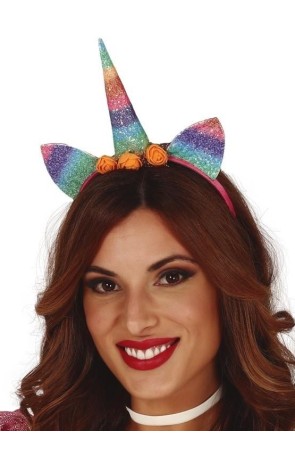 Diadema de Unicornio Colorido