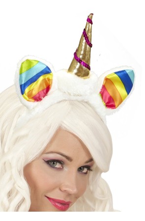 Diadema de Unicornio Multicolor