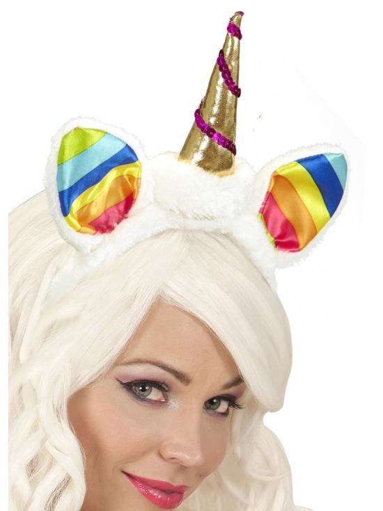 Diadema de Unicornio Multicolor