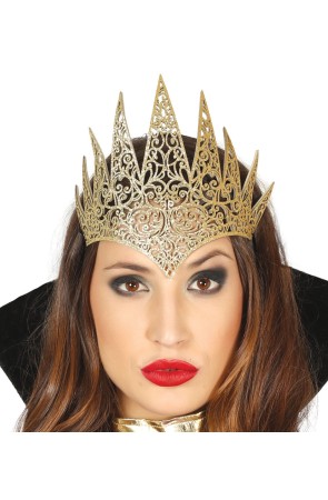 Diadema Dorada de Reina Malvada.