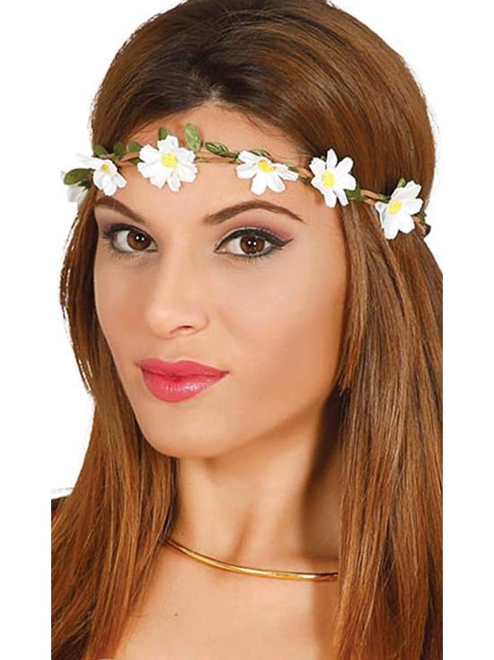 Diadema Fiorellini-Hippie, Color Blanco, Talla única, diahippie2
