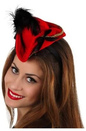 Diadema mini sombrero pirata