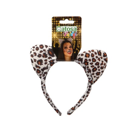 Diadema Orejas Leopardo