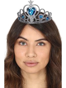 Diadema Oro con Piedras azul
