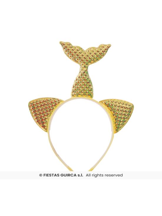 Diadema Sirena Dorada