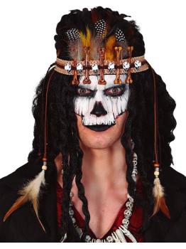 Diadema Voodoo con Plumas