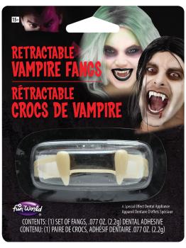 Dientes de vampiro retráctiles