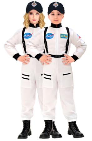 Disfraz  Astronauta Luxe Blanco unisex