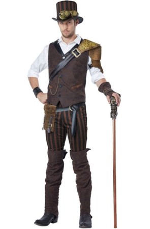 Disfraz  Aventurero Steampunk para hombre. Uk