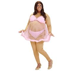 Disfraz  Bailarina Super Gorda Striper Talla única Hombre adulto