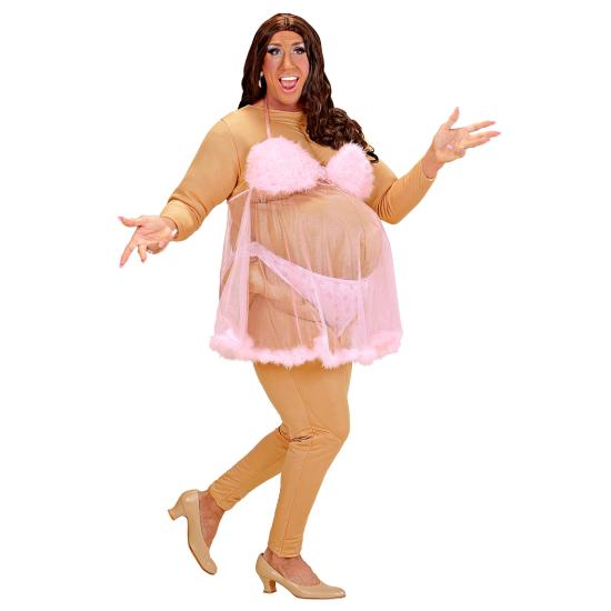 Disfraz  Bailarina Super Gorda Striper Talla única Disfraz  Bailarina Super Gorda Striper Talla única