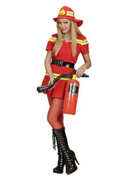 Disfraz  Bombera Rojo Sexy para adulta