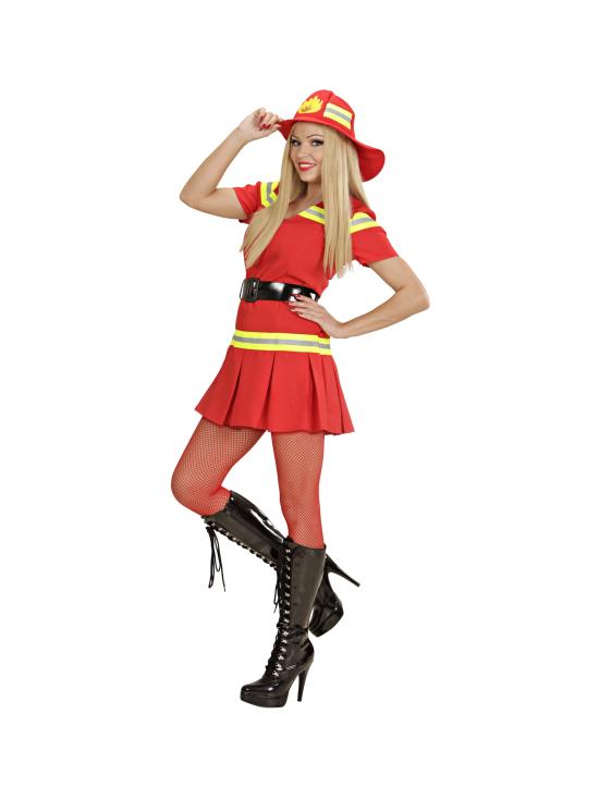 Disfraz  Bombera Rojo Sexy para adulta