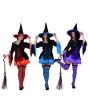 Disfraz  Bruja Color Halloween.