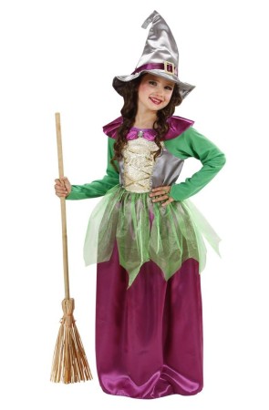 Disfraz  Bruja Verde infantil