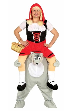 Disfraz  Caperucita a Hombros del Lobo talla única