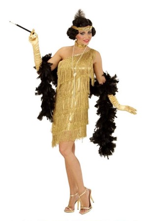 Disfraz  Charleston Oro chica