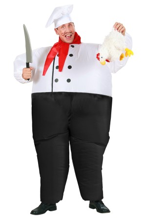 Disfraz  Cocinero Hinchable Talla única